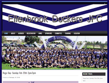 Tablet Screenshot of ellenbrookdockers.com